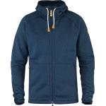 Marineblaue Streetwear Fjällräven Nachhaltige Kapuzenjacken aus Fleece mit Kapuze für Herren Größe M für den für den Herbst 