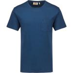 Reduzierte Blaue Fjällräven Nachhaltige T-Shirts aus Baumwolle für Herren Größe M 