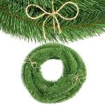 Grüne Weihnachtsgirlanden aus Kunststoff 