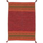 Rote Kelim Teppiche aus Textil 