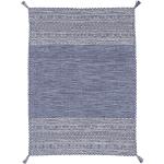 Reduzierte Blaue Kelim Teppiche aus Textil 