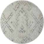 Hellgraue Moderne xxxlutz Runde Runde Teppiche 120 cm aus Textil 