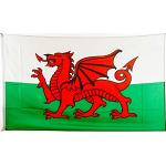 Everflag Wales Flaggen & Wales Fahnen aus Polyester maschinenwaschbar 