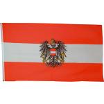 Österreich Flaggen & Österreich Fahnen mit Vogel-Motiv aus Polyester 