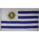 Buddel-Bini Uruguay Flaggen & Uruguay Fahnen aus Metall UV-beständig 