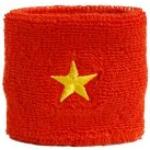 Flaggenfritze® Schweißband Vietnam, 2er Set