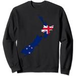Schwarze New Zealand Auckland | NZA Herrensweatshirts Größe S 