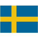Schweden Flagge 250x 150 cm wetterfest Fahne Ösen Innen Außen große Hissflagge 