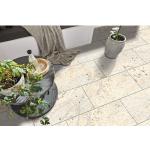 Offwhitefarbene Flairstone Terrassenplatten & Terrassenfliesen aus Granit 