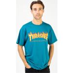 Reduzierte Thrasher Flame Rundhals-Ausschnitt T-Shirts aus Baumwolle für Damen Größe M 
