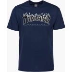 Reduzierte Thrasher Flame Rundhals-Ausschnitt T-Shirts aus Baumwolle für Damen Größe S 