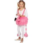 Rosa Flamingo-Kostüme aus Polyester für Kinder Einheitsgröße 