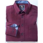 Unifarbene bader Button Down Kragen Hemden mit Button-Down-Kragen mit Knopf aus Flanell für Herren Größe 4 XL 