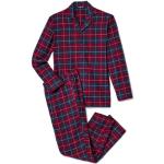 Rote Karo TCHIBO Nachhaltige Herrenschlafanzüge & Herrenpyjamas aus Flanell Größe L 