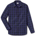 Reduzierte Blaue Karo TCHIBO Kentkragen Hemden mit Kent-Kragen aus Flanell für Herren Größe M 
