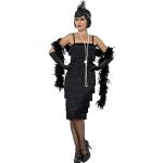 Reduzierte Schwarze Smiffys Mini Charleston-Kostüme & 20er Jahre Kostüme aus Polyester für Damen Größe L 