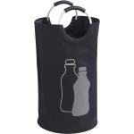 Schwarze WENKO Jumbo Flaschenhalter, Weinflaschenhalter & Flaschensammler aus Kunststoff 