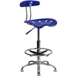 Blaue Maritime Ergonomische Bürostühle & orthopädische Bürostühle  aus Metall ergonomisch Breite 0-50cm, Höhe 0-50cm, Tiefe 50-100cm 