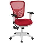 Reduzierte Rote Moderne Ergonomische Bürostühle & orthopädische Bürostühle  aus MDF Breite 0-50cm, Höhe 0-50cm, Tiefe 0-50cm 