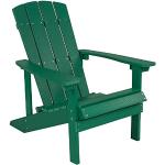 Grüne Adirondack Chairs aus Kunststein mit Armlehne Breite 50-100cm, Höhe 50-100cm, Tiefe 50-100cm 