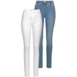 Weiße FLG Flashlights Jeggings & Jeans-Leggings aus Baumwollmischung für Damen Größe XS 