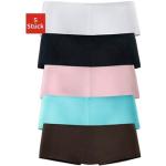 Panty bunt (braun, türkis, rosa, schwarz, weiß) Damen Unterhosen Spar-Sets