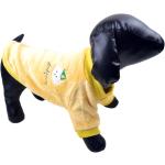 Sonnengelbe Hundepullover & Hundeshirts aus Fleece 