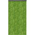 Grüne Unifarbene Flauschvorhänge aus Textil 