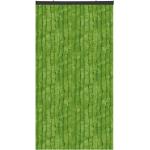 Grüne Unifarbene Flauschvorhänge aus Textil 