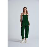 Grüne Unifarbene Bio Freizeithosen aus Baumwolle für Damen Größe L für den für den Herbst 