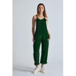Grüne Unifarbene Bio Freizeithosen aus Baumwolle für Damen Größe XL für den für den Winter 