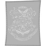 Reduzierte Graue Harry Potter Kuscheldecken & Wohndecken aus Fleece maschinenwaschbar 150x200 