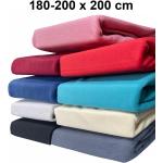Rosa Allergiker Leonado Vicenti Spannbettlaken & Spannbetttücher aus Fleece maschinenwaschbar 200x200 