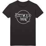 Fleetwood Mac Classic Logo Black offiziell Männer T-Shirt Herren (XX-Large)