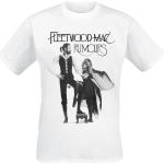 Fleetwood Mac T-Shirt - Rumours - M bis XXL - für Männer - Größe M - weiß - Lizenziertes Merchandise