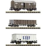 SNCF - Französische Staatsbahnen Fleischmann Güterwagen 3-teilig 