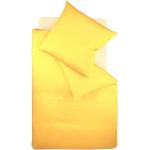 Gelbe Fleuresse Colours Bettwäsche Sets & Bettwäsche Garnituren aus Mako-Satin trocknergeeignet 155x220 2-teilig 