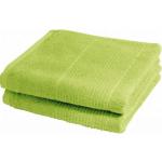 Grüne Unifarbene Fleuresse Badehandtücher & Badetücher aus Frottee maschinenwaschbar 70x140 2-teilig 