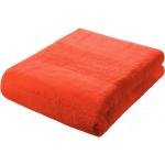 Rote Unifarbene Fleuresse Handtücher aus Frottee maschinenwaschbar 90x200 