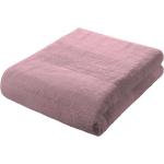 Rosa Unifarbene Fleuresse Handtücher aus Frottee maschinenwaschbar 90x200 