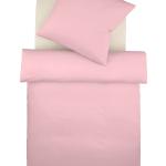 Rosa Fleuresse Colours bügelfreie Bettwäsche mit Reißverschluss aus Baumwolle maschinenwaschbar 135x200 