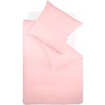 Rosa Fleuresse Colours bügelfreie Bettwäsche mit Reißverschluss aus Baumwolle maschinenwaschbar 155x200 