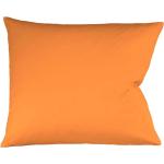 Orange Unifarbene Fleuresse Colours bügelfreie Bettwäsche mit Reißverschluss aus Jersey 