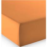 Orange Spannbettlaken & Spannbetttücher aus Baumwolle 150x200 