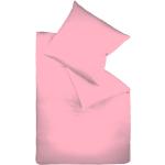 Pinke Satinbettwäsche mit Reißverschluss aus Mako-Satin maschinenwaschbar 240x220 