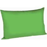 Grüne Unifarbene Fleuresse Kissenbezüge & Kissenhüllen mit Reißverschluss aus Jersey maschinenwaschbar 50x70 