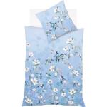 Reduzierte Blaue Fleuresse Saint Tropez Sommerbettwäsche aus Baumwolle maschinenwaschbar 155x220 