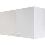 Reduzierte Weiße Moderne Flex-Well Küchenschränke Breite 100-150cm, Höhe 50-100cm, Tiefe 0-50cm 