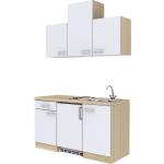 Reduzierte Weiße Flex-Well Singleküchen & Miniküchen Energieklasse mit Energieklasse F Breite 100-150cm, Höhe 0-50cm, Tiefe 0-50cm 