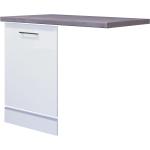 Reduzierte Weiße Moderne Flex-Well Küchenunterschränke Breite 100-150cm, Höhe 50-100cm, Tiefe 50-100cm 
